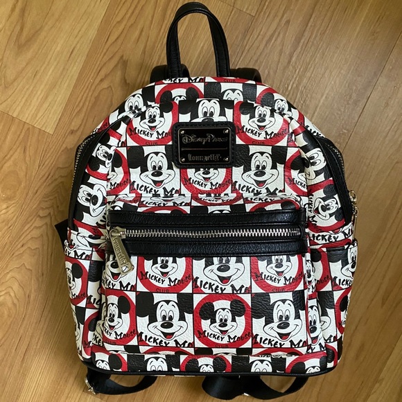 SOLD! - LOUNGEFLY - Mickey Mouse Mini Backpack - Picture 1 of 6